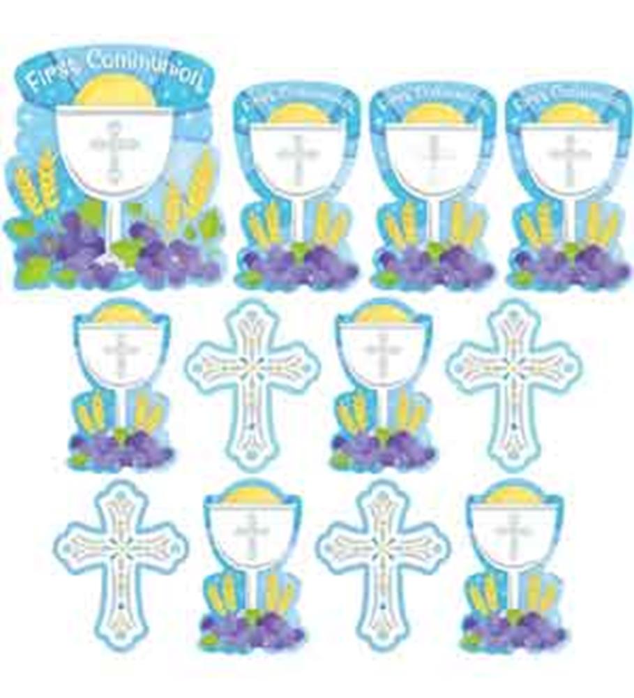 First Communion Blue Cutout Value Pack