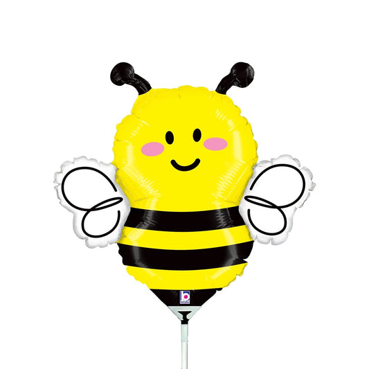 Betallic Bee 14 inch Mini Air Shaped Foil Balloon 1ct