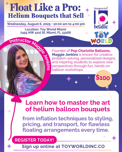 Float Like a Pro: Helium Bouquets that Sell! With Pop Charlotte Balloons