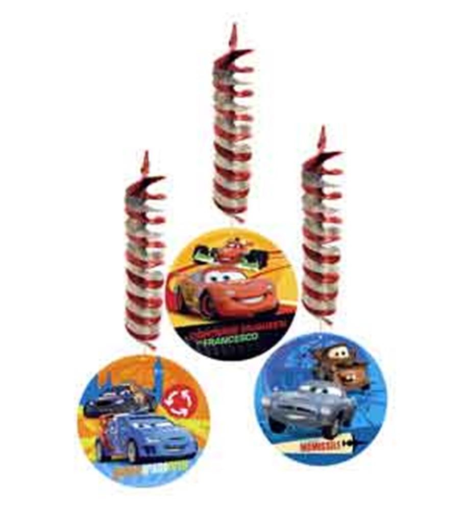 Disney Cars 2 Colgantes 3ct