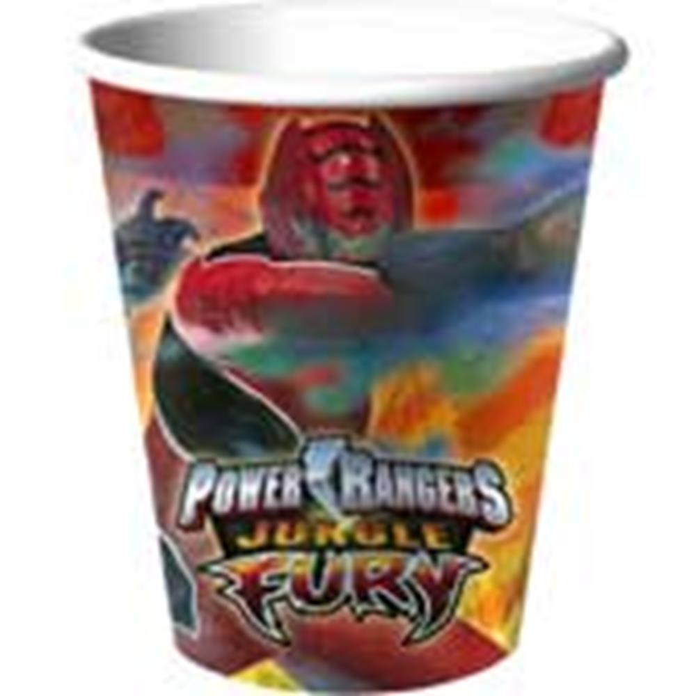 Power Ranger Jungle Fury Cup 8ct 9oz