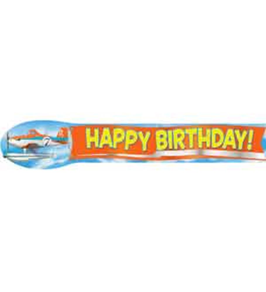 Pancarta de cumpleaños Disney Planes 2 1ct