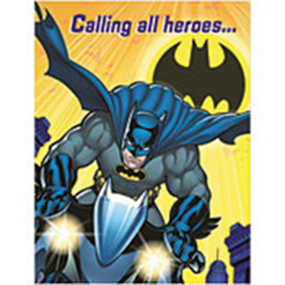 Batman The Dark Knight Invite 8ct