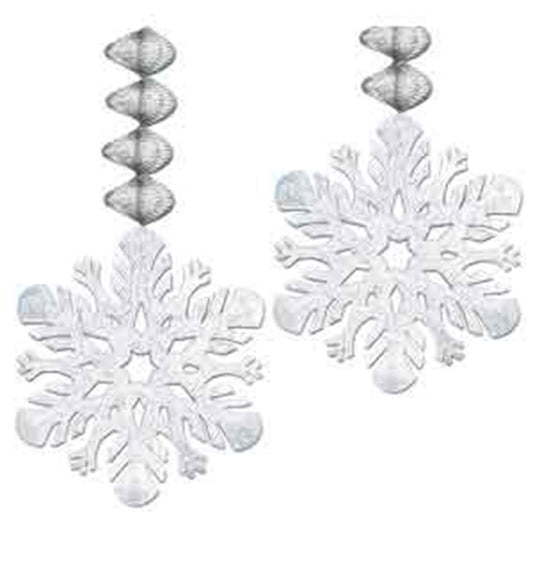 Winter - Christmas Foil Snowflake Dangle