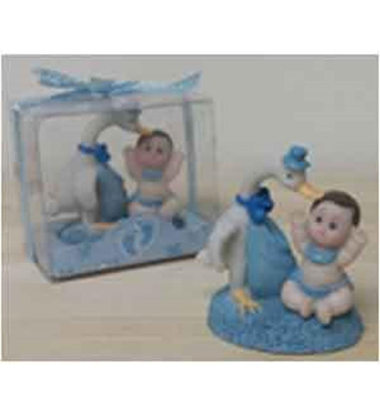 Baby Next to Stork Blue 12ct