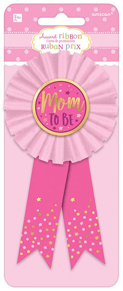 Gender Reveal Mom To Be Award Ribbon 1ct – Toy World Inc