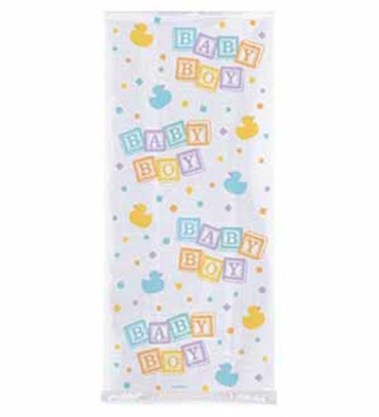 Baby Boy Blocks Cello Bag 20ct