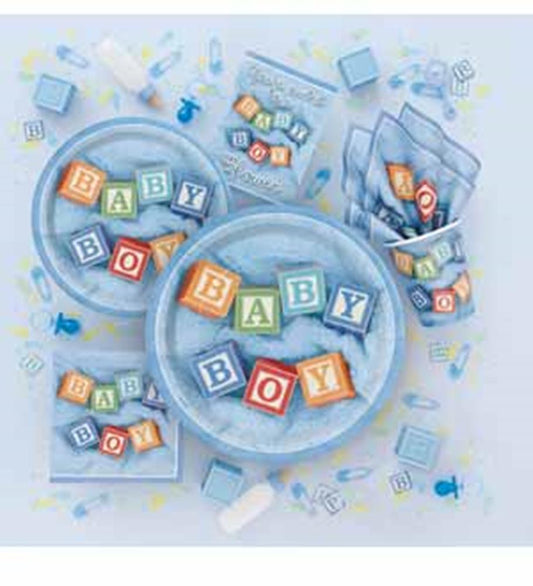 Baby Boy Blocks Napkin (S) 16ct