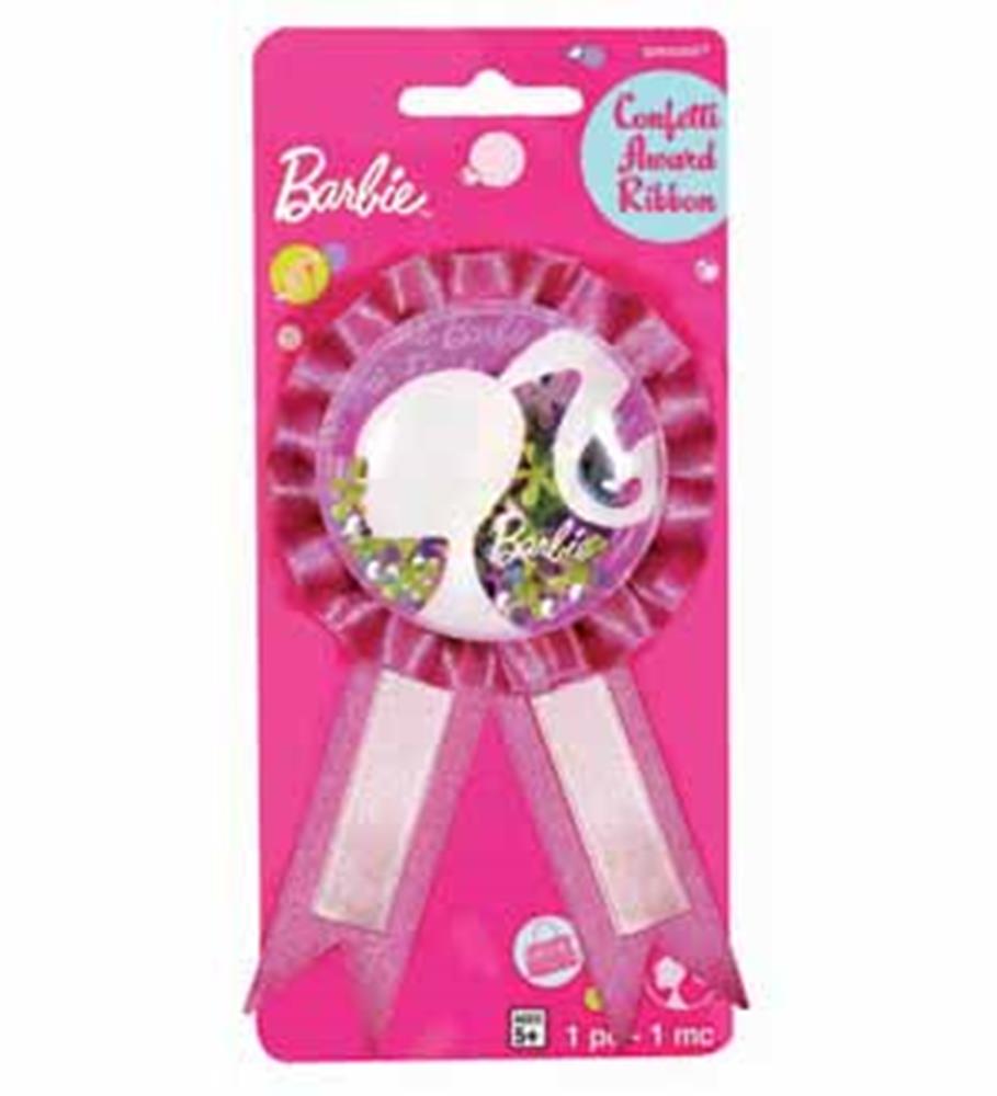 Barbie Confetti Pouch Award Ribbon