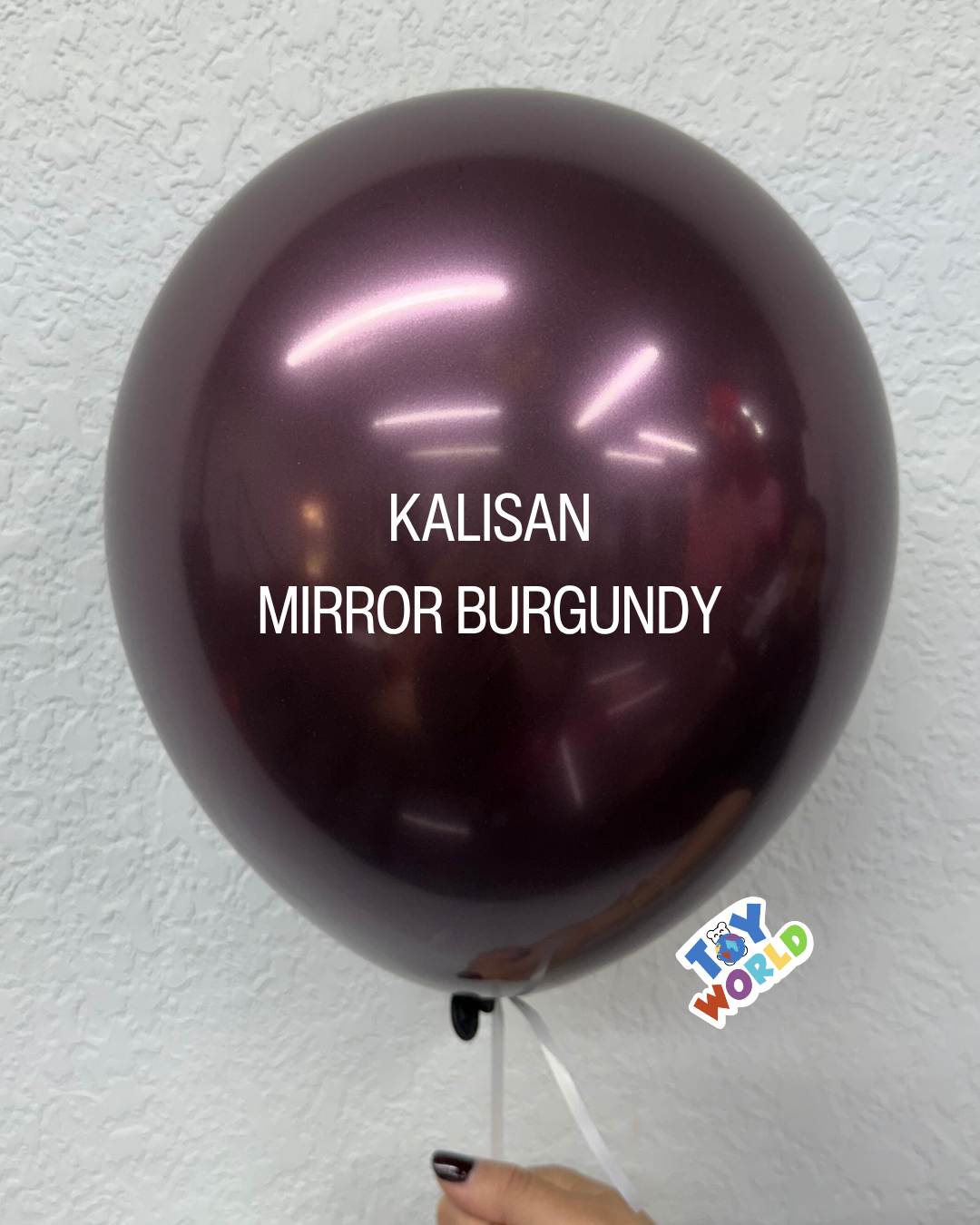 5 inch Kalisan Mirror Burgundy 100ct