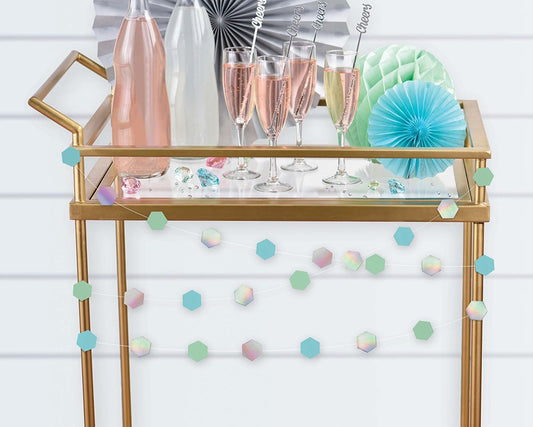 Shimmering Party Mini Garland 6ct