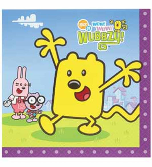 Wow Wow Wubbzy Napkin (L) 16ct