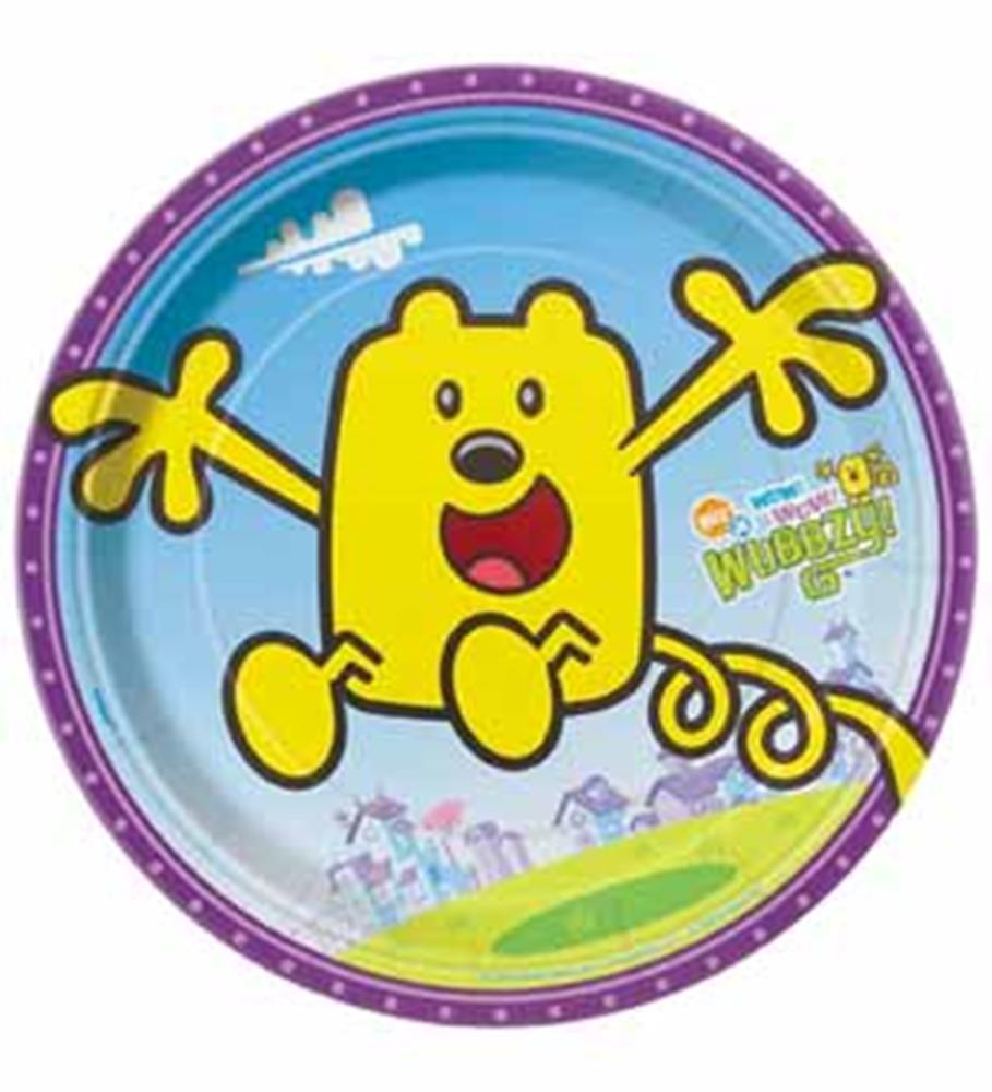 Wow Wow Wubbzy Plate (S) 8ct