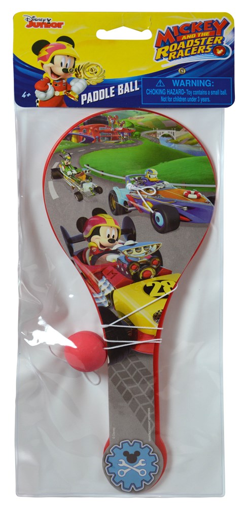 Mickey Mouse The Roadster Racers Paddle Ball 5x1x12