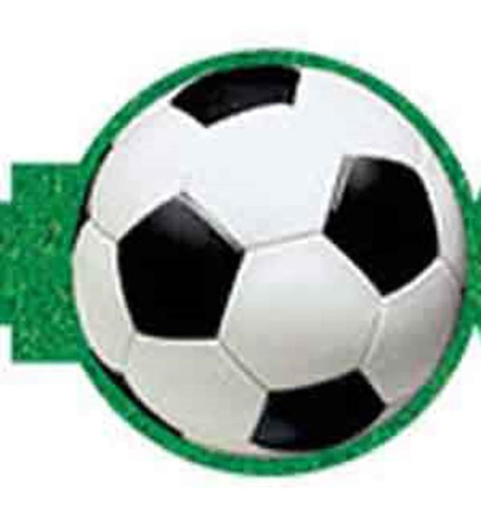 Guirnalda troquelada de fútbol