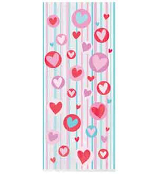 Simply Heart Cellophane Bag 20ct