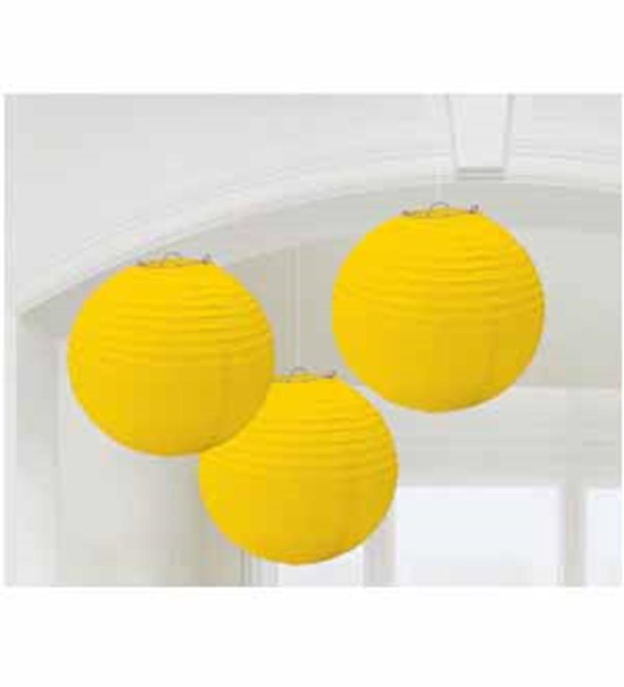 Farol Redondo 9in - Amarillo 3ct