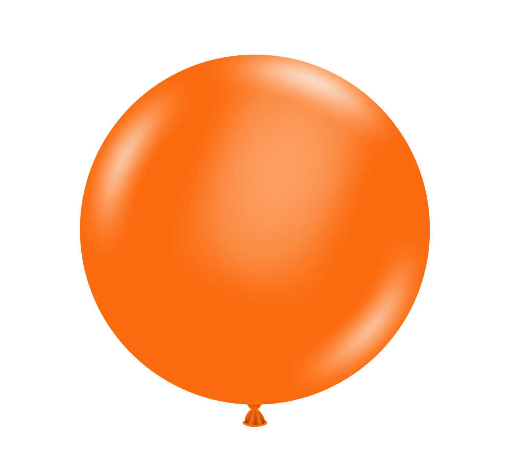 Globos de látex naranja Tuftex de 24 pulgadas, 1 unidad