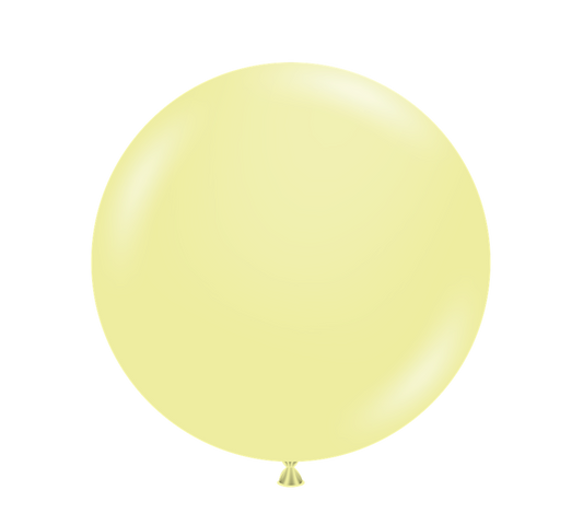 Tuftex Lemonade 24 inch Latex Balloons 25ct