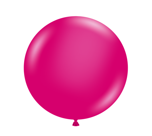 Tuftex Crystal Magenta 24 inch Latex Balloons 1ct