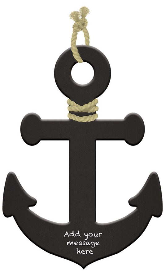 Letrero de pizarra náutica