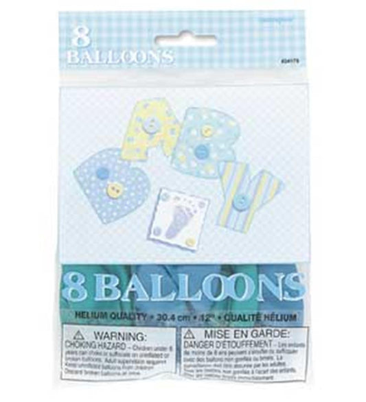 Balloon 12in -Baby Blue Stitch 8ct