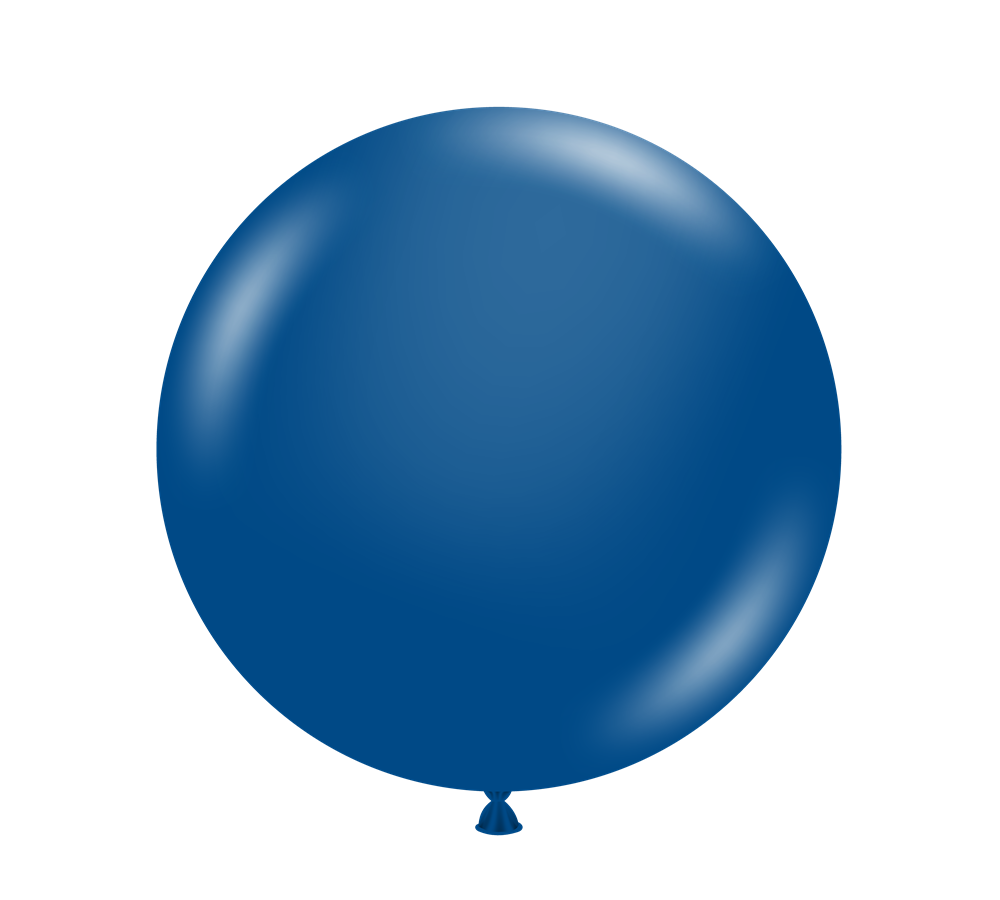 Tuftex Crystal Sapphire Blue 24 inch Latex Balloons 1ct