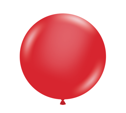 Tuftex Crystal Red 24 inch Latex Balloons 1ct