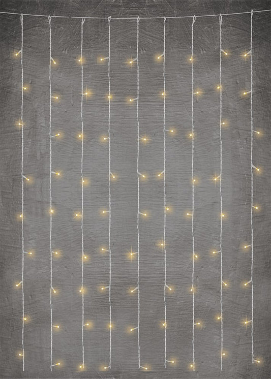 Cascading Curtain LED String Lights 1ct