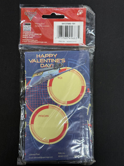 Cars 2 Valentines Day Paper Treats Sacks 8ct