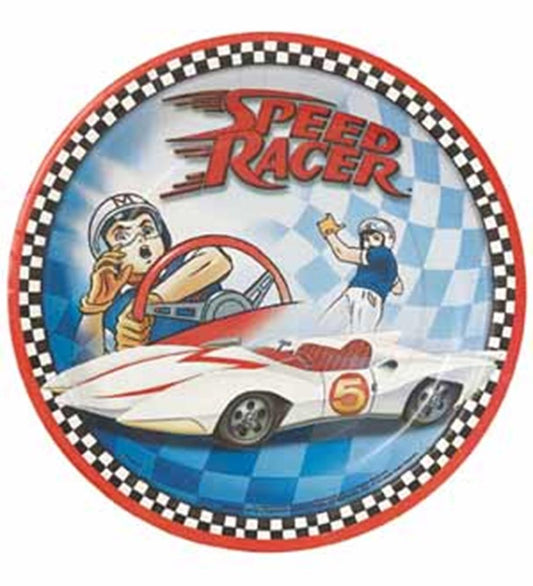 Speed Racer Plate (L) 8ct
