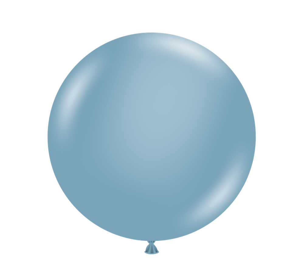 Tuftex Blue Slate 24 inch Latex Balloons 1ct