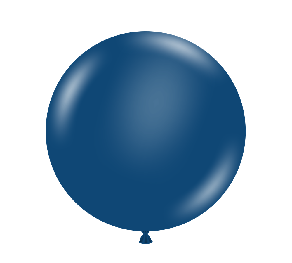 Tuftex Navy Blue 24 inch Latex Balloons 1ct