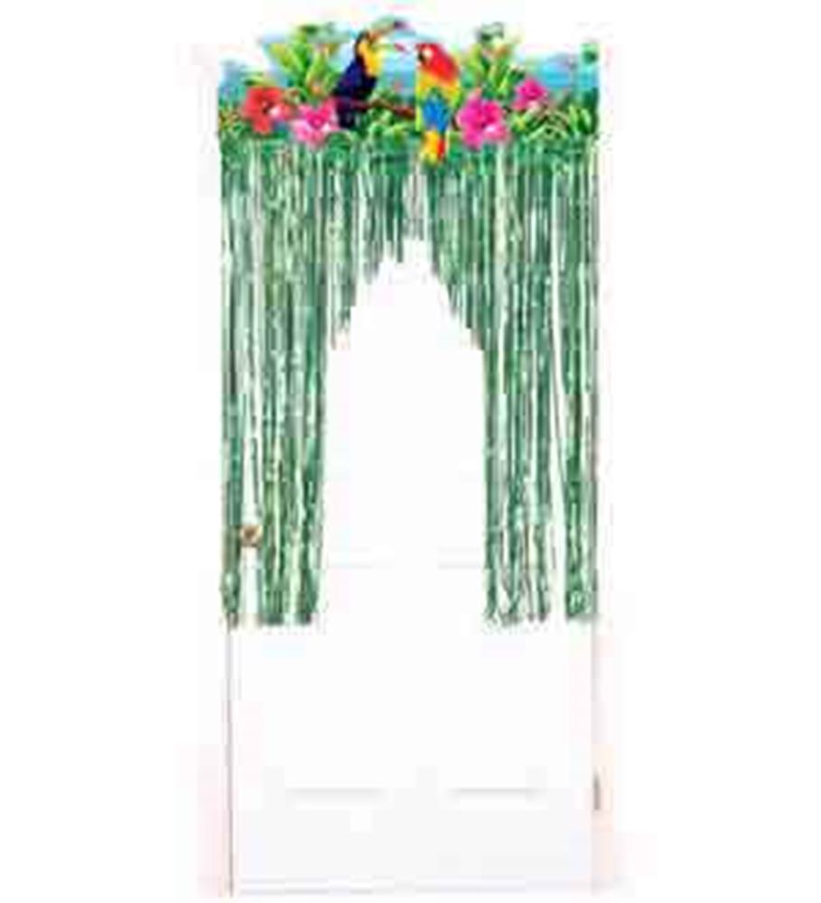 Tropical Birds Decoo Door Curtain