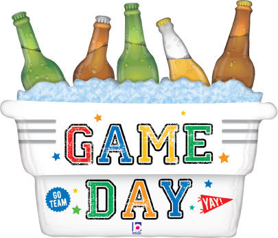 Betallic Game Day Cooler 27 inch Shaped Foil Balloon Packaged 1ct