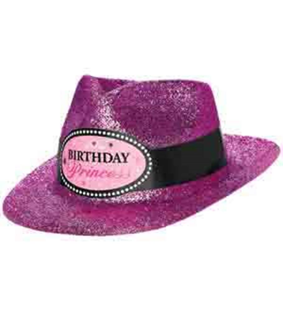 Birthday Princess Glitter Fedora