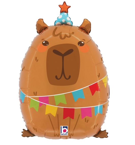 Betallic Party Capybara 23 inch Foil Shape Packaged 1ct
