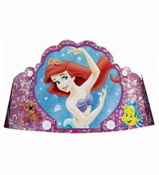 Little Mermaid Prismatic Foil Tiara 8ct