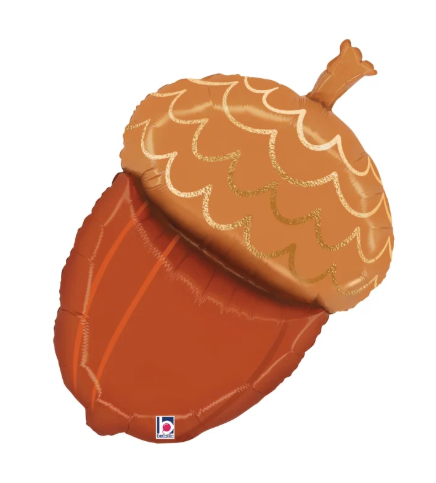 Betallic Elegant Acorn 26 inch Shaped Foil Balloon 1ct