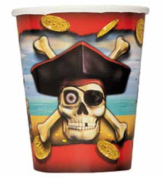Pirate Bounty Cup 9oz 8ct