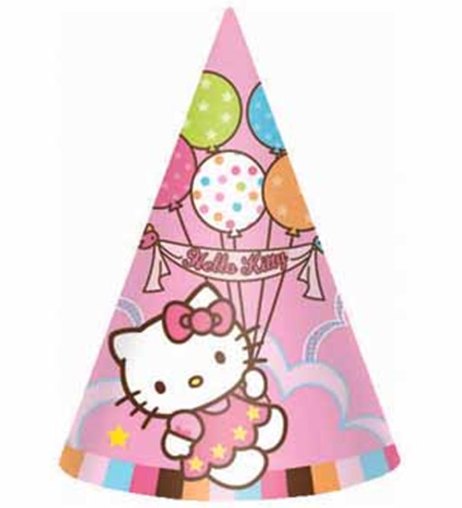 Hello Kitty Balloon Dream Hats 8ct