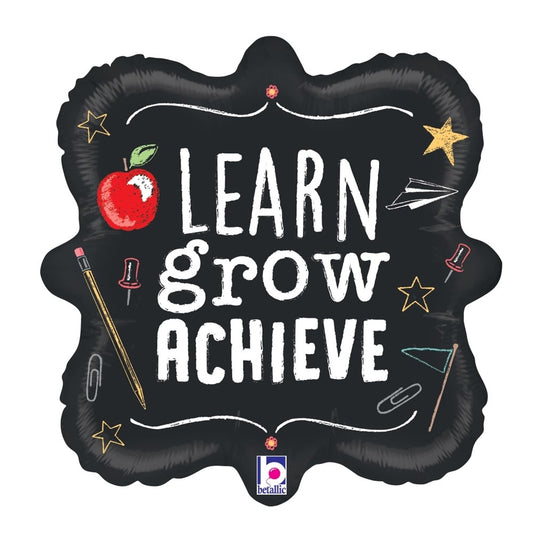 Betallic Learn Grow Achieve 18 inch Foil Balloon 1ct