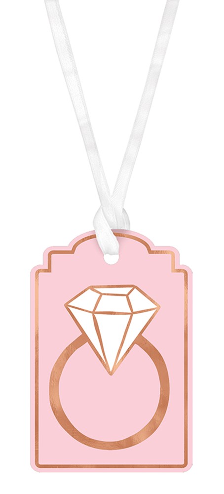 Blush Wedding Tags