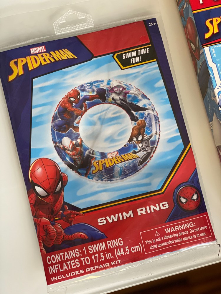 Anillo de natación Spiderman