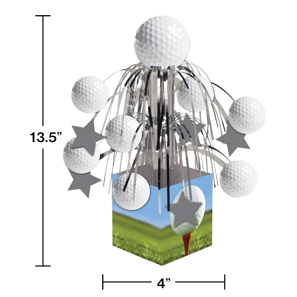 Centro de mesa en cascada de golf 1ct