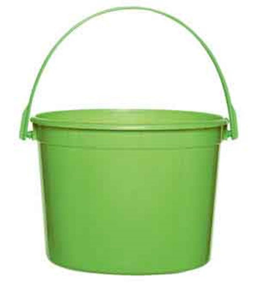 Plastic Bucket Kiwi 1ct 6inch D x 4.5 H