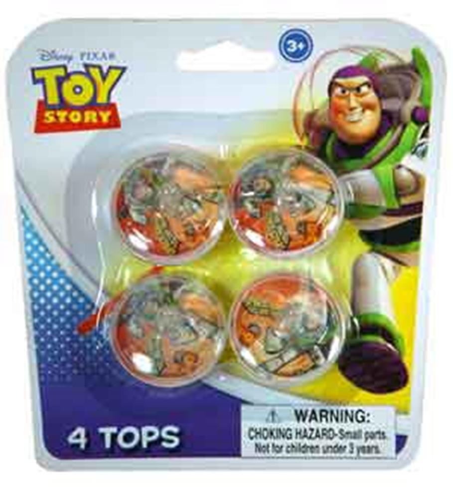 Toy Story Mini Spinning Top 4ct