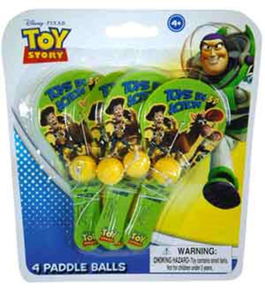 Toy Story Mini Paddle Ball 4ct