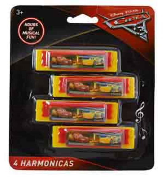 Disney Cars 3 Mini Armónica 4xct 7x6x.5