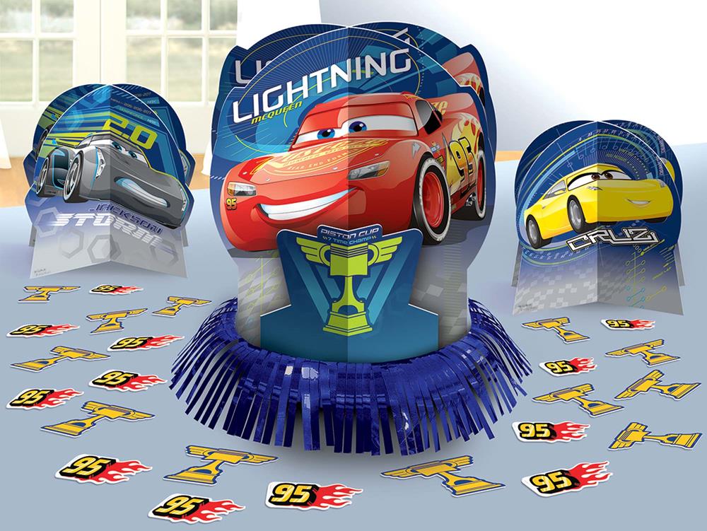 Kit de decoración de mesa Cars 3 de Disney